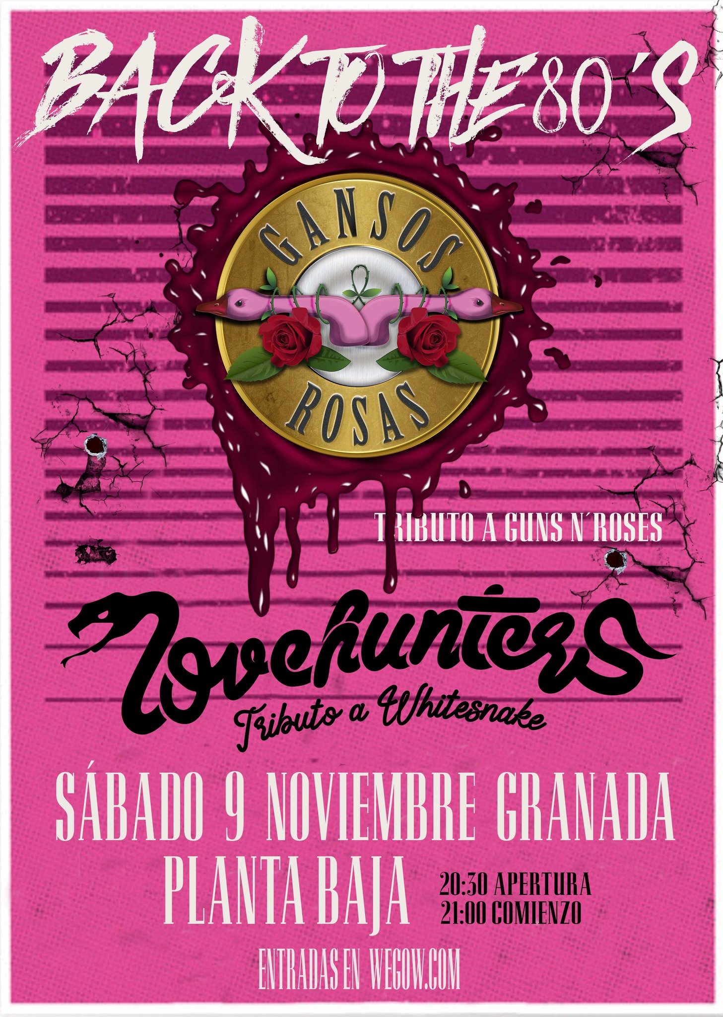 Gansos Rosas + Lovehunters 